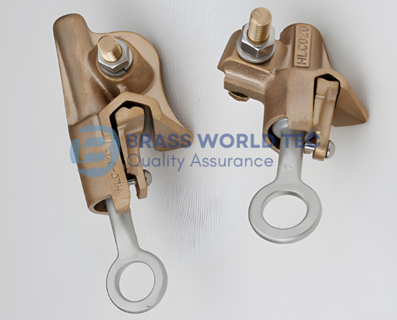 Hot line tape clamp